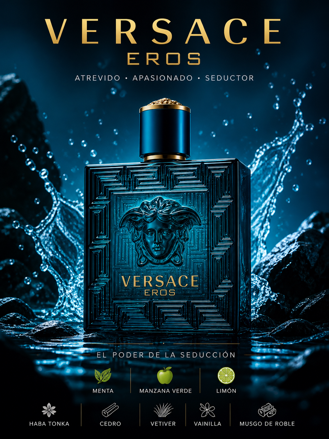 Versace Eros + Victory + Bleu Chanel – Combo Premium Masculino